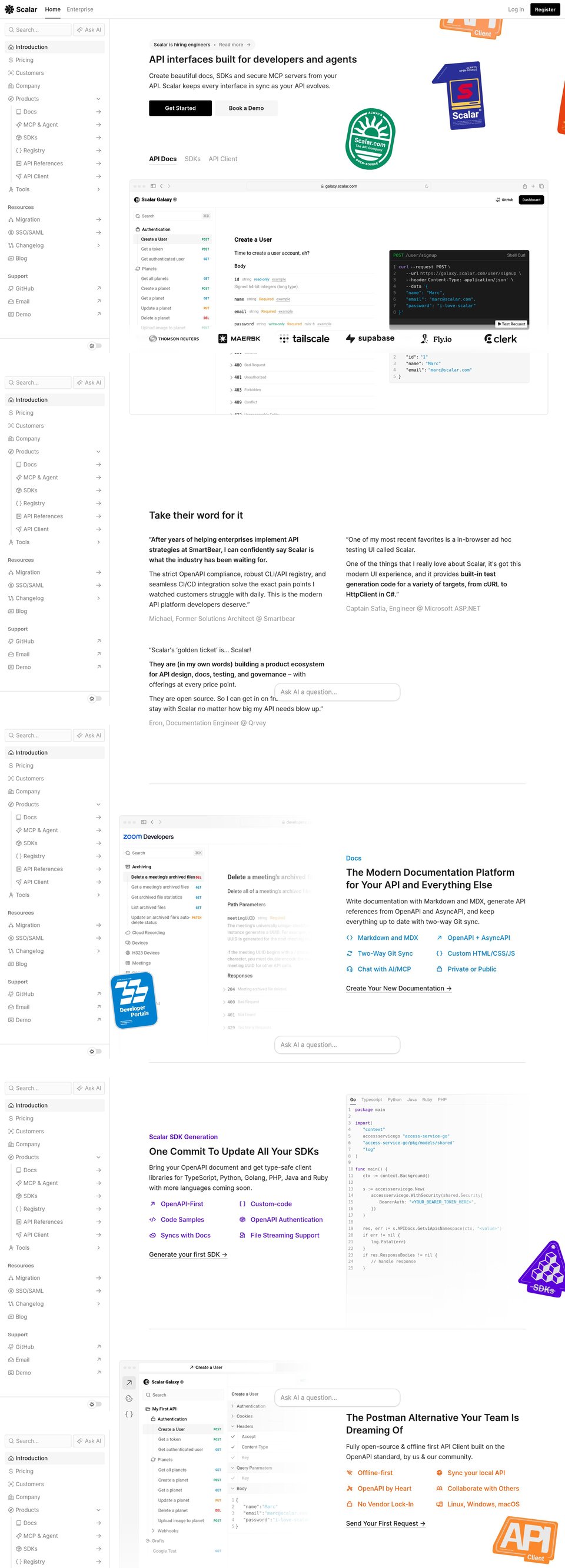 Scalar desktop