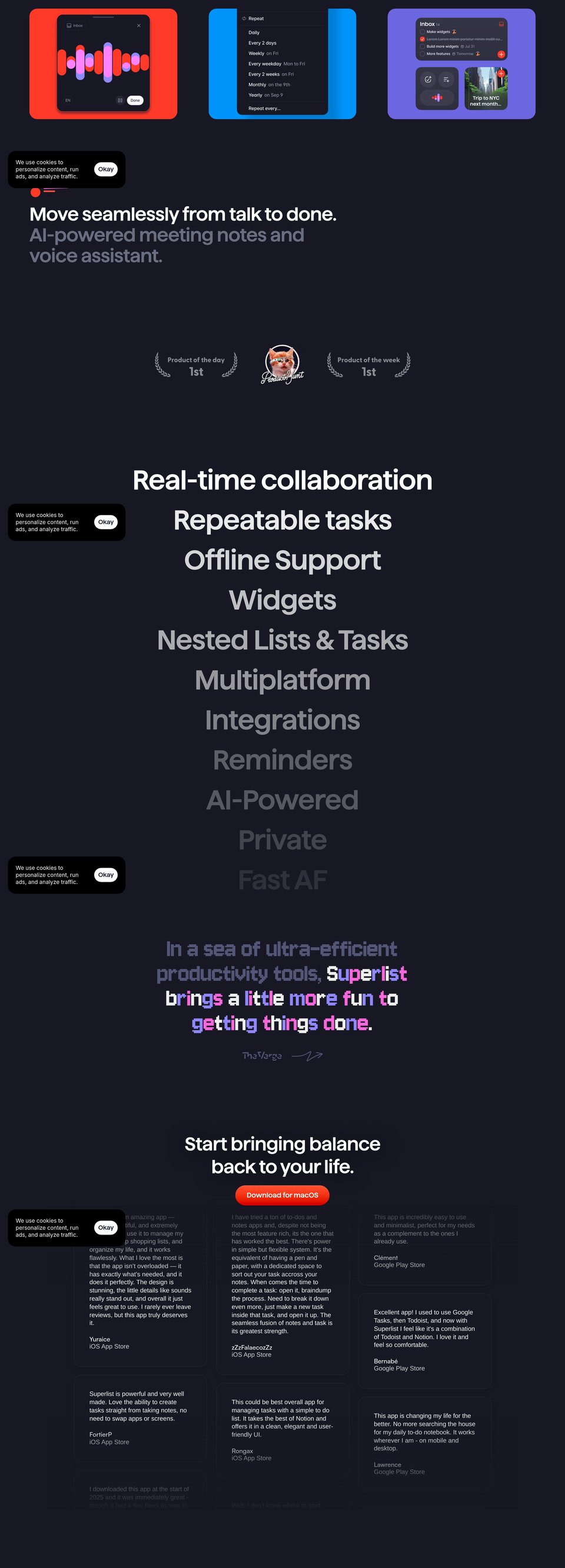 Superlist full page (part 2)