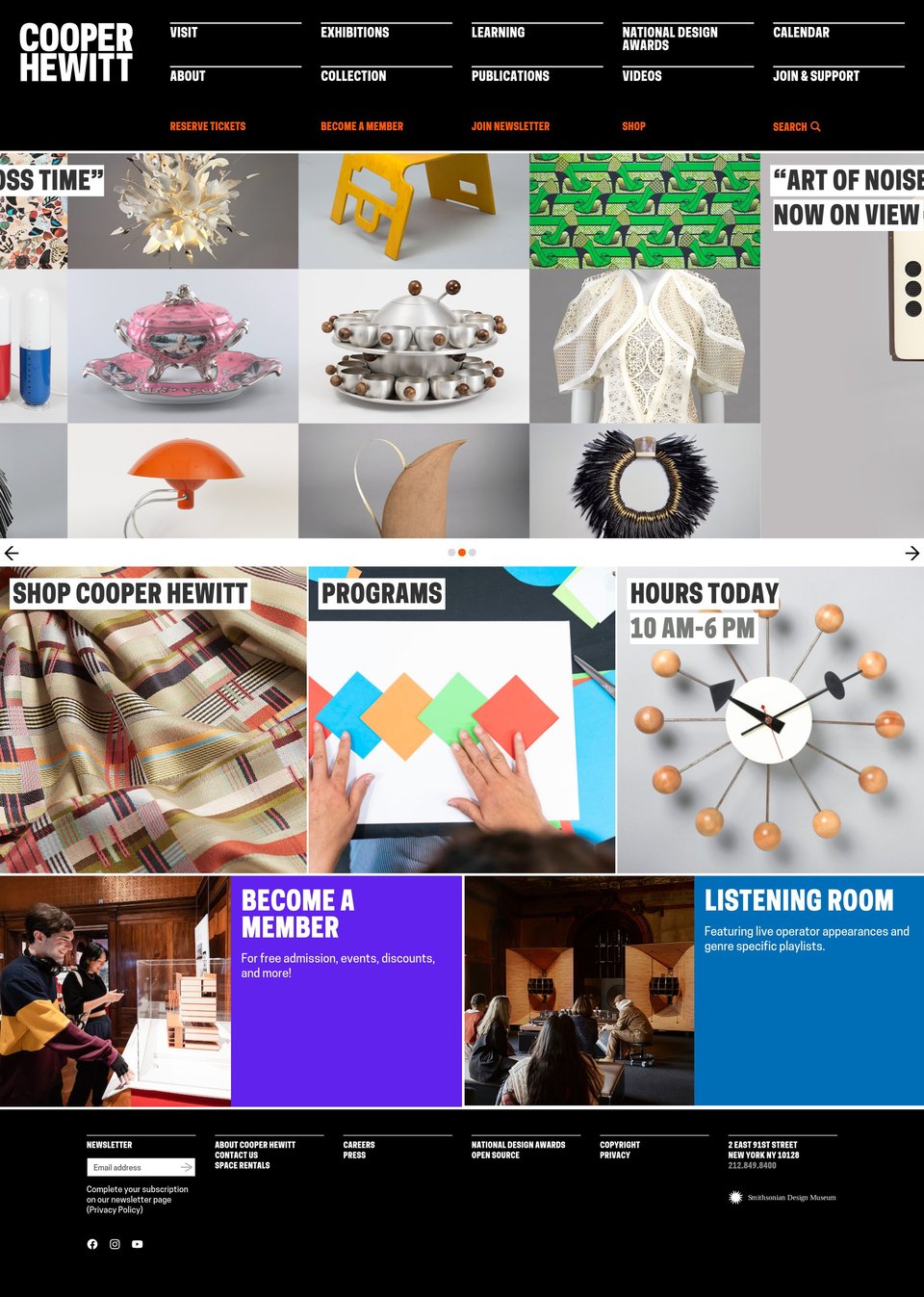 Cooper Hewitt, Smithsonian Design Museum desktop
