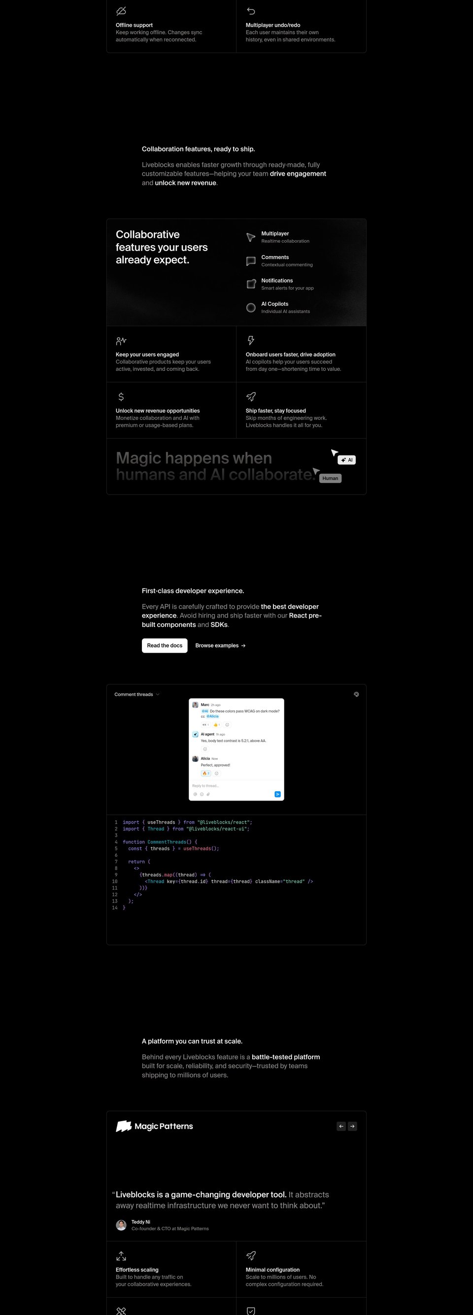 Liveblocks full page (part 2)