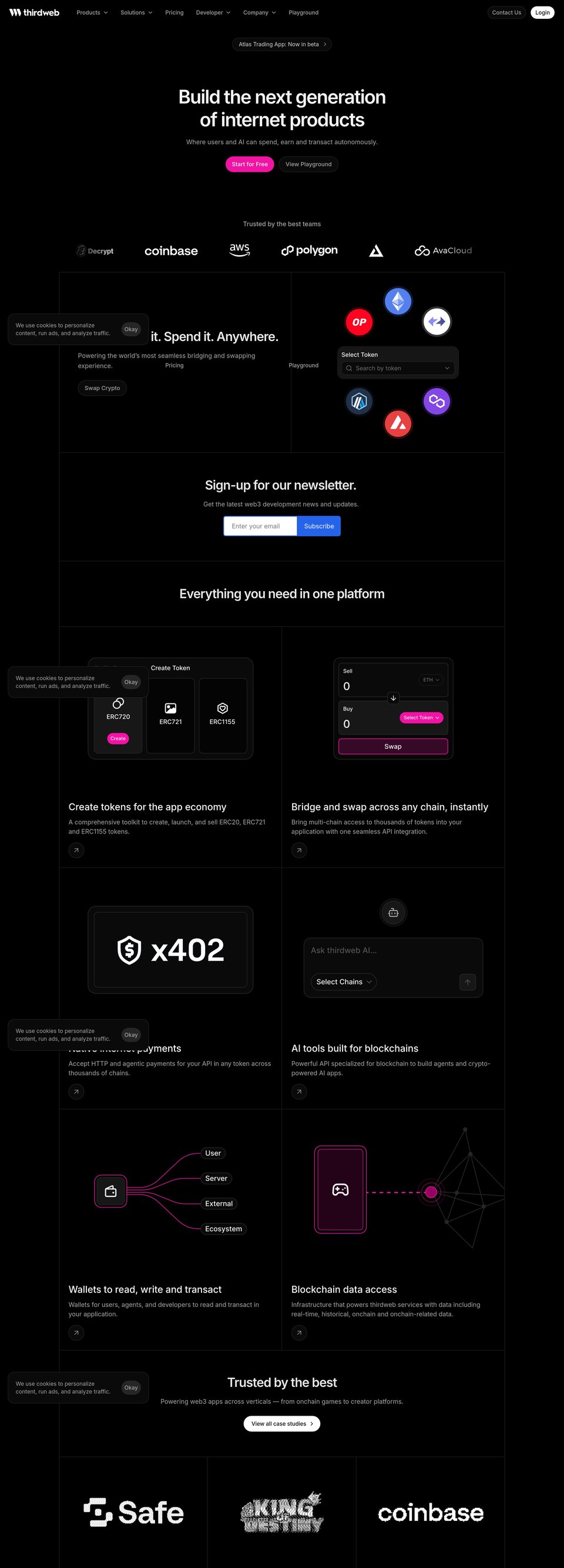 thirdweb full page (part 1)