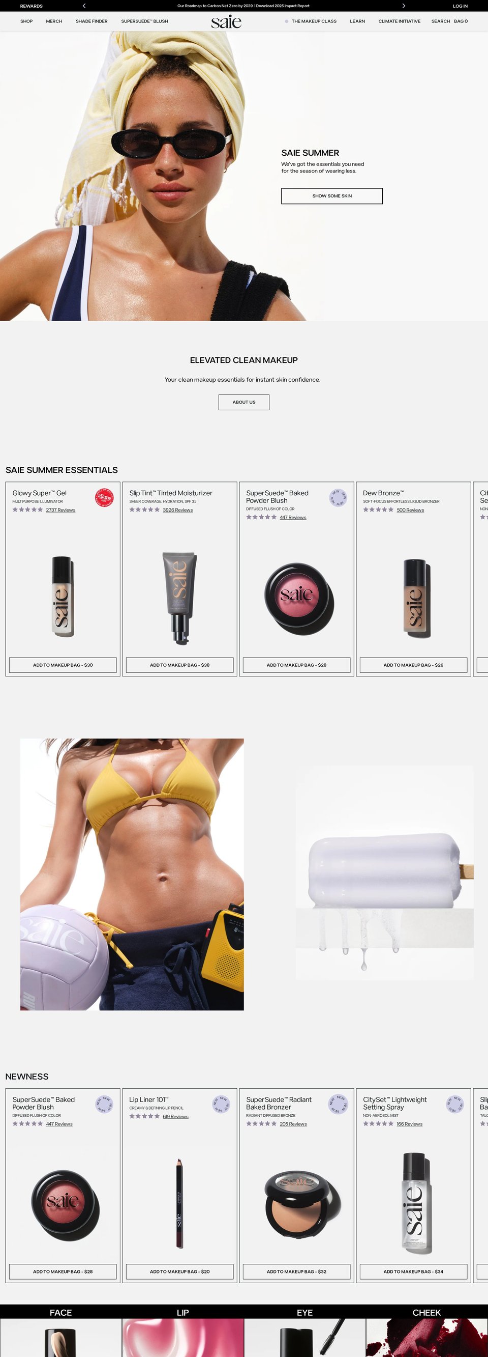 Saie | Clean Makeup You'll Love full page (part 1)