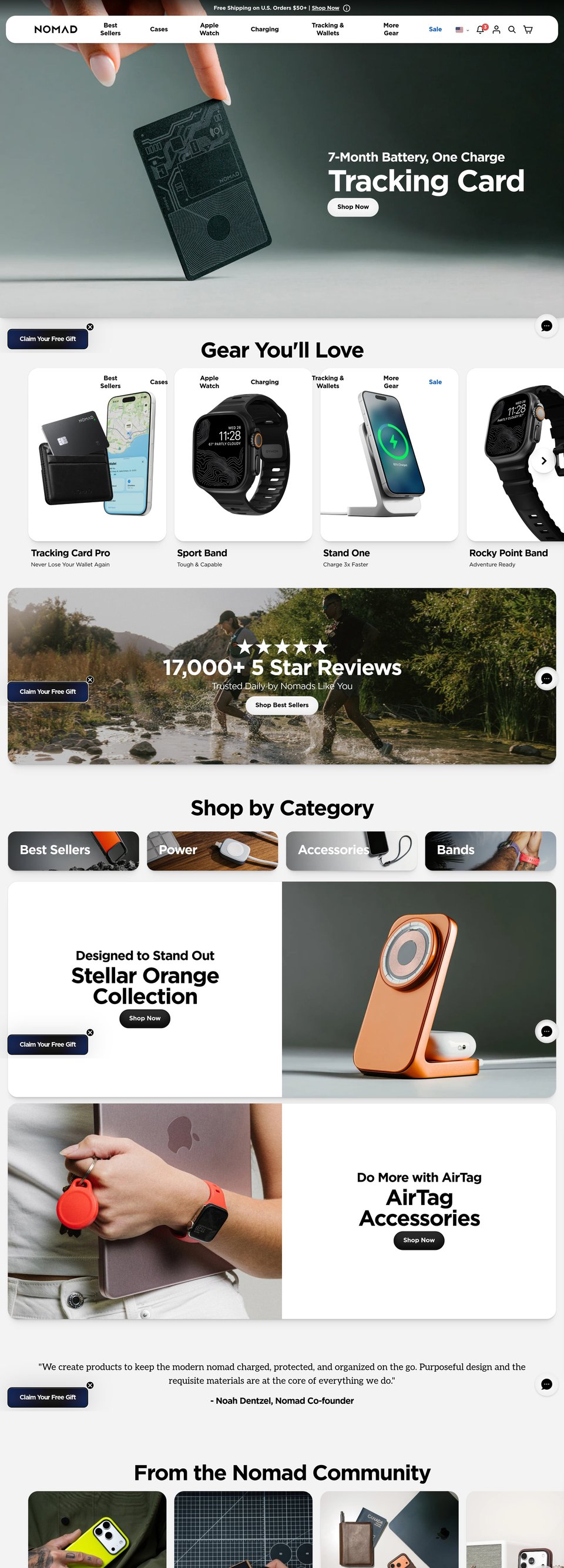 Nomad (nomadgoods.com) full page (part 1)