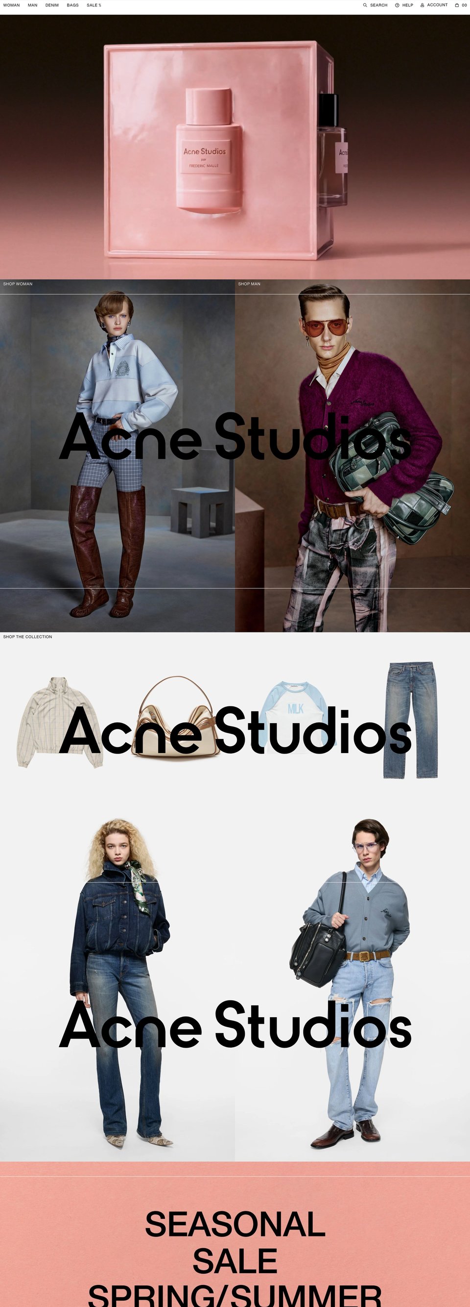 Acne Studios desktop
