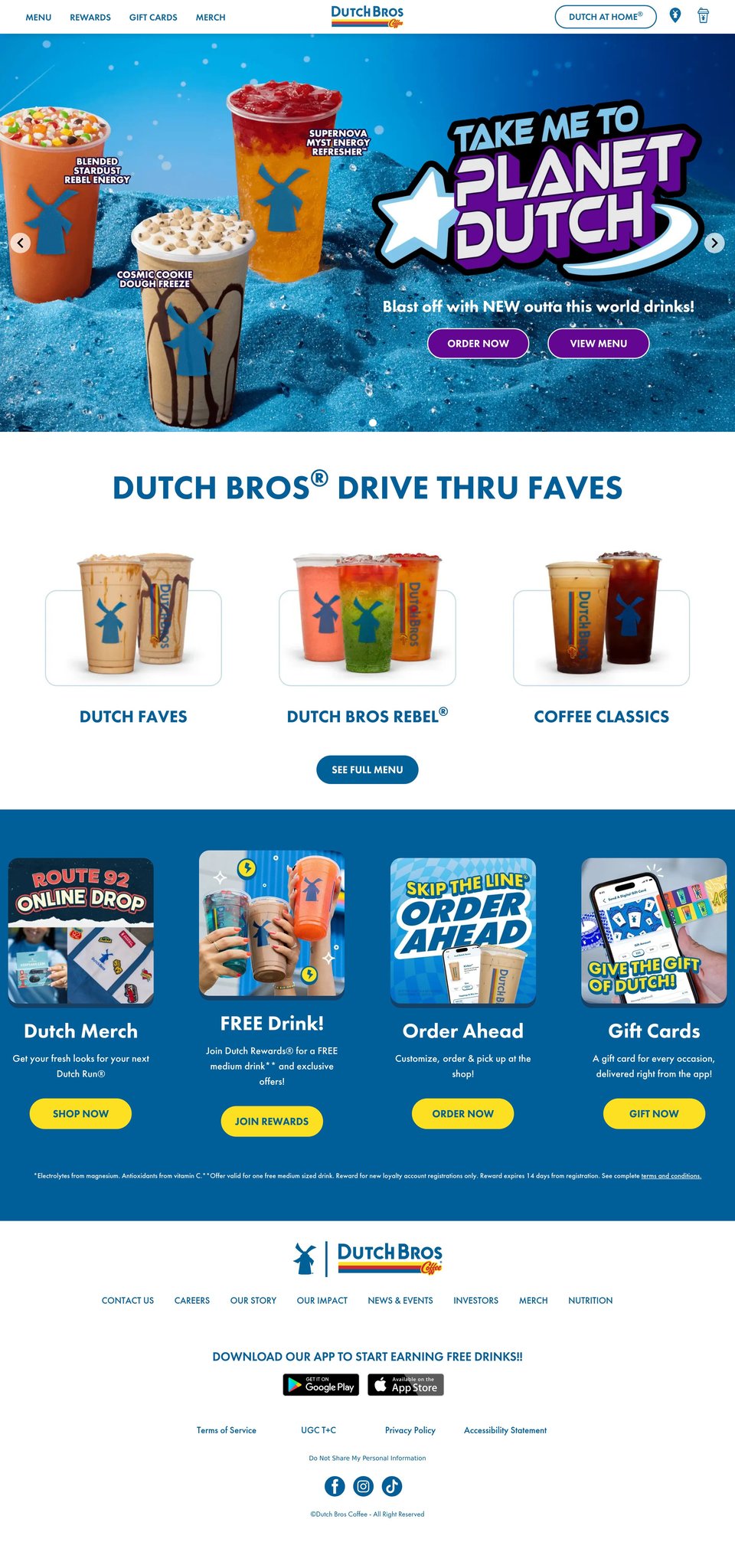 Dutch Bros Coffee (reference) full page (part 1)