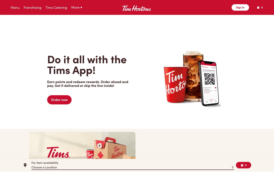 Tim Hortons full page (part 1)