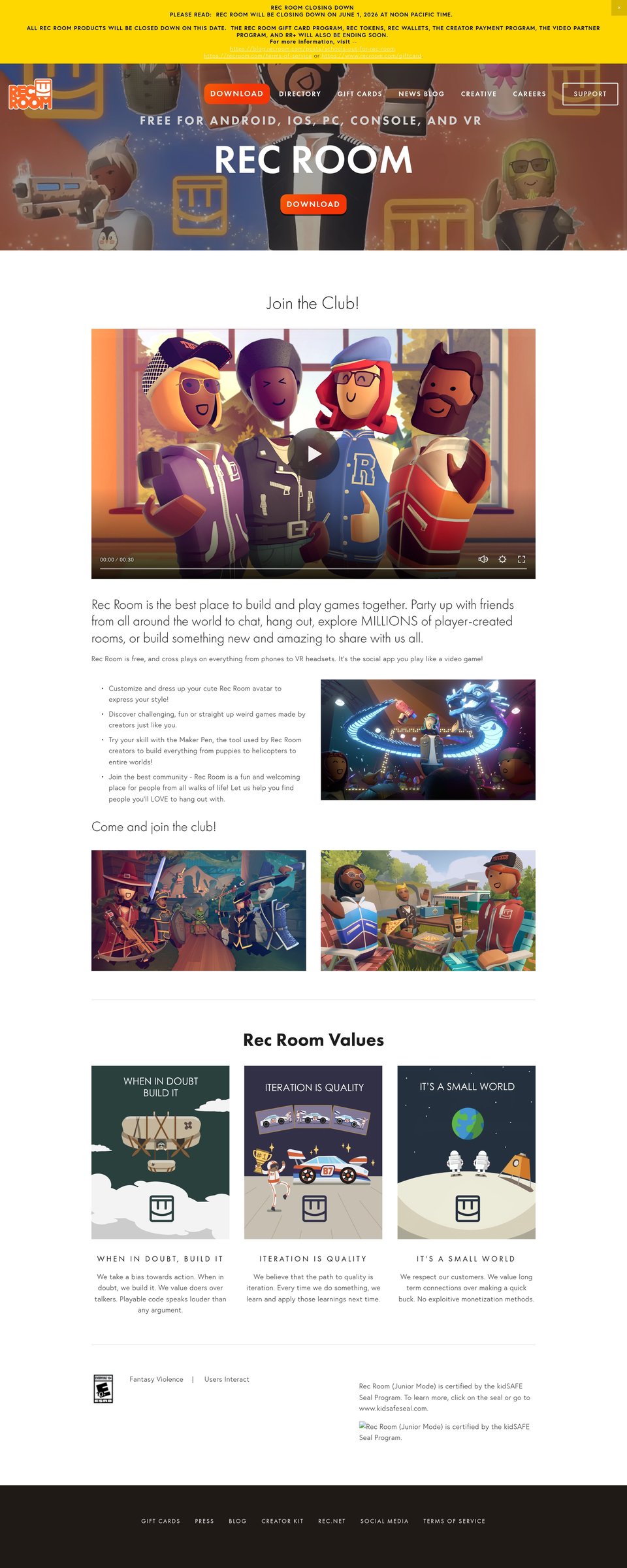 Rec Room full page (part 1)
