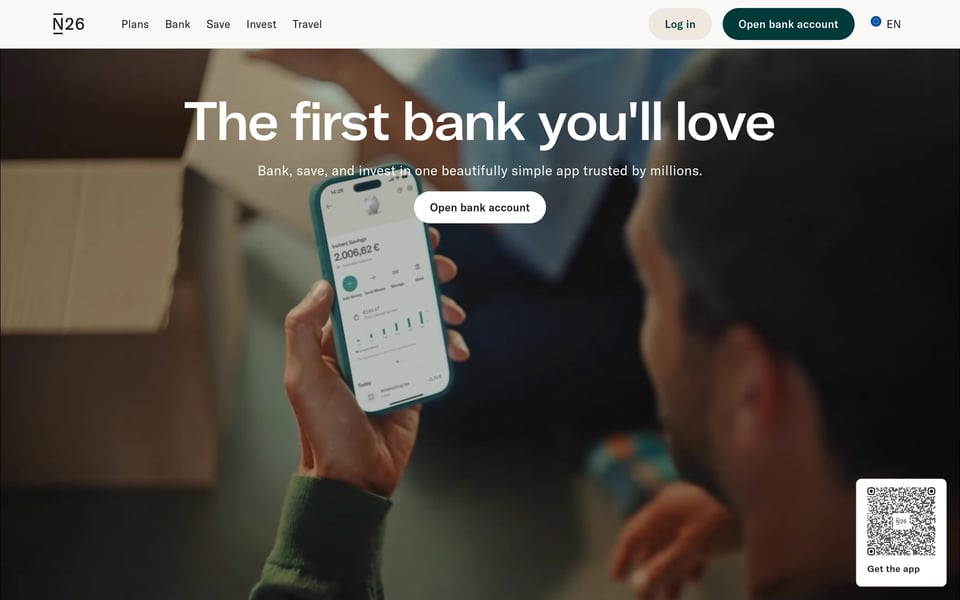 N26 desktop
