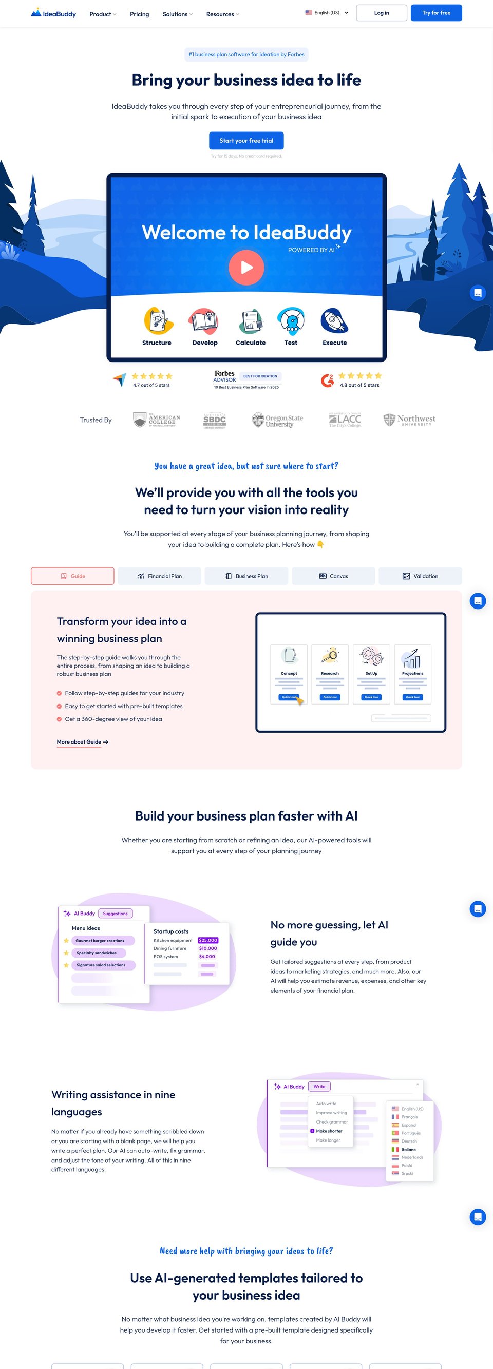 IdeaBuddy full page (part 1)