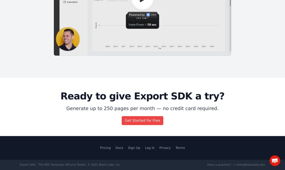Export SDK full page (part 2)