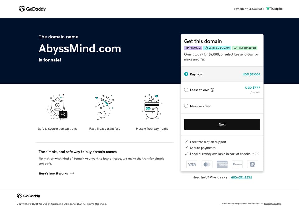 abyssmind.com full page (part 1)