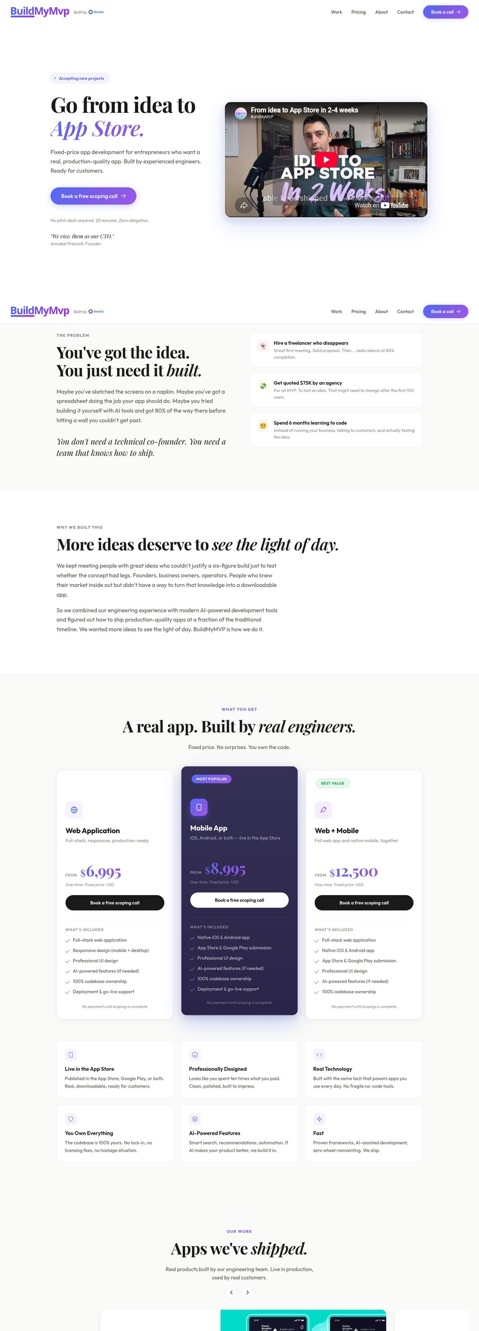BuildMyMVP full page (part 1)