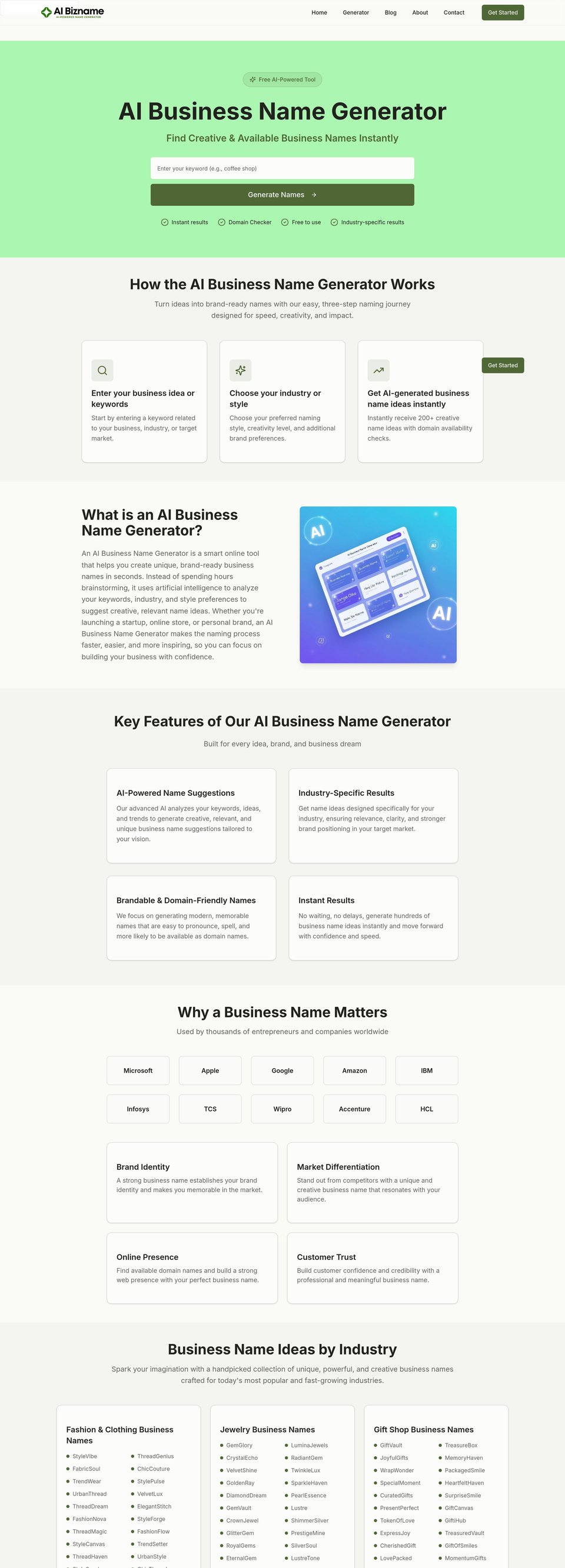 AI Bizname full page (part 1)