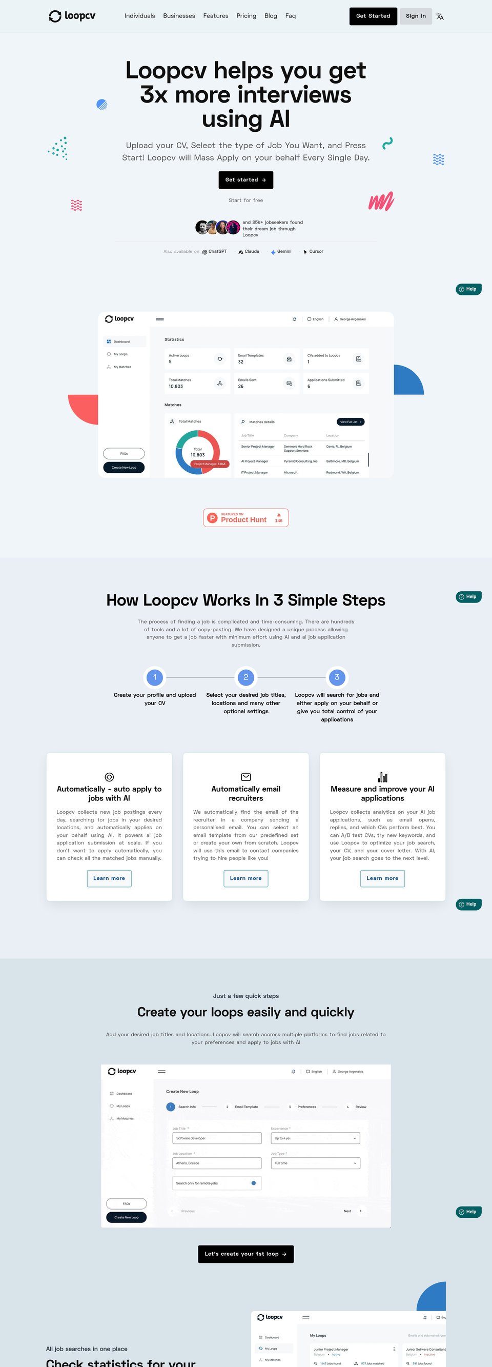Loopcv full page (part 1)
