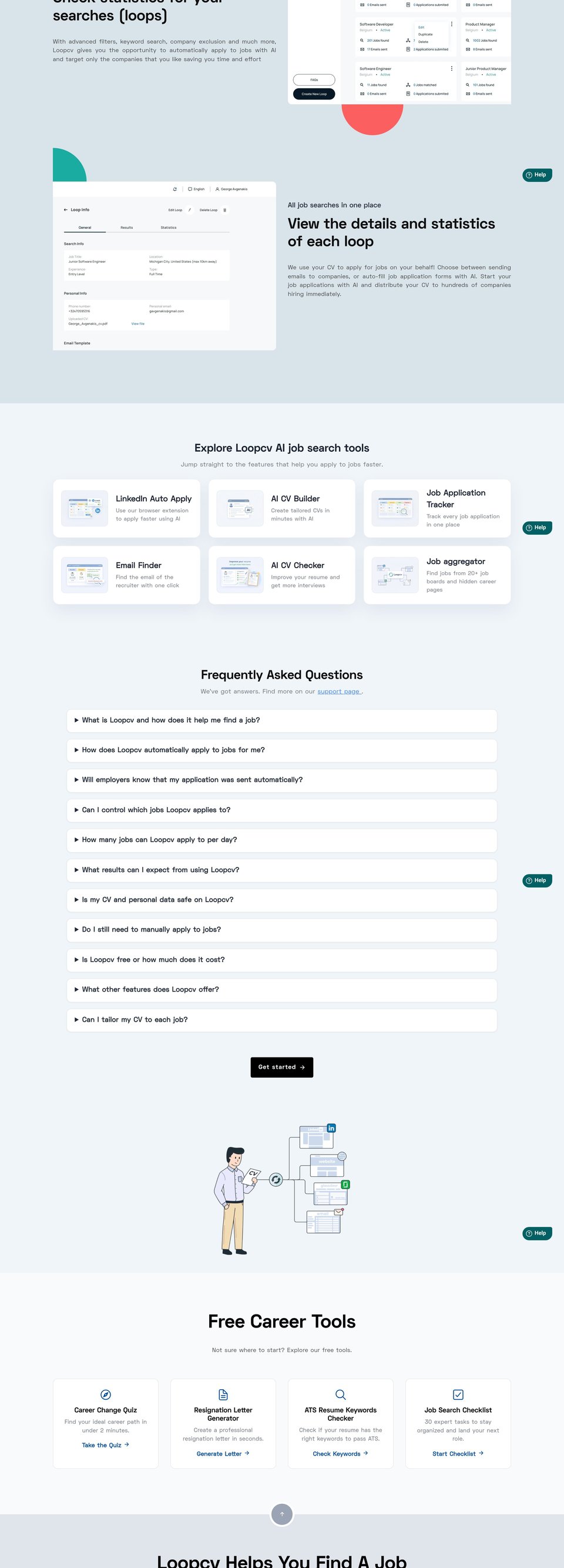 Loopcv full page (part 2)