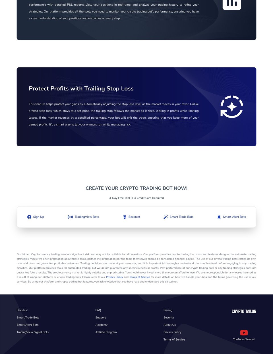 Crypto Tailor full page (part 3)