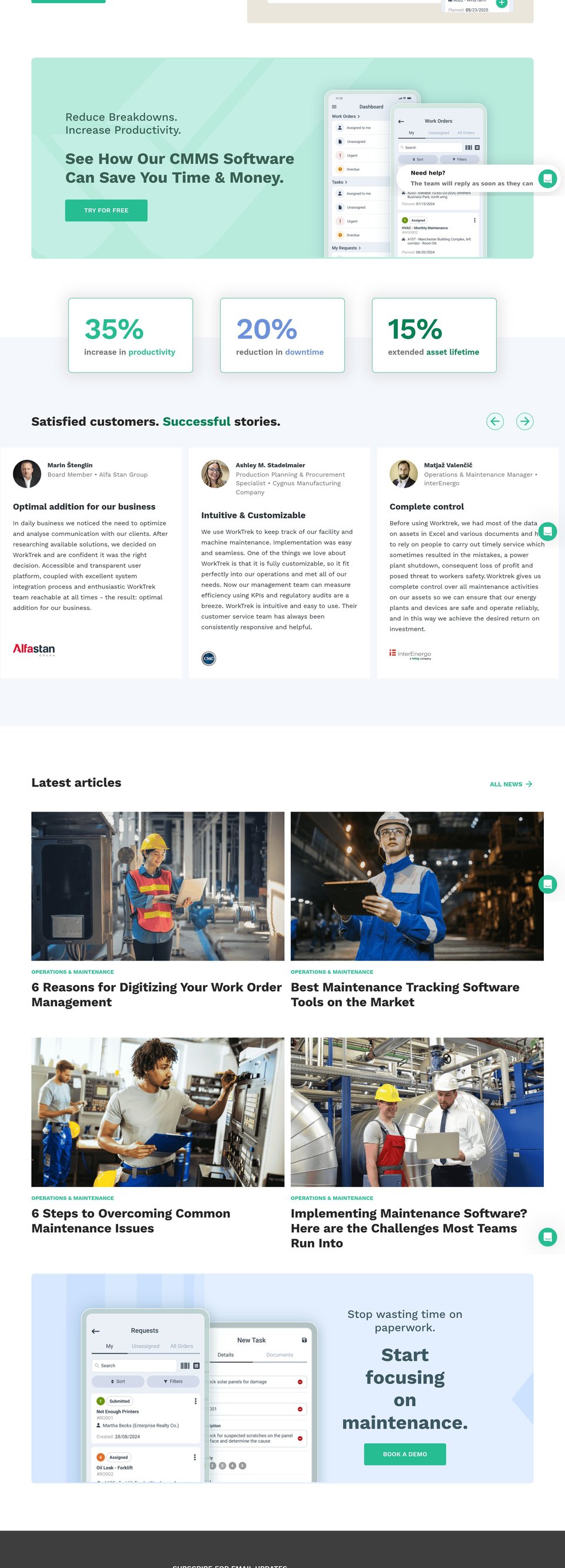 WorkTrek full page (part 2)