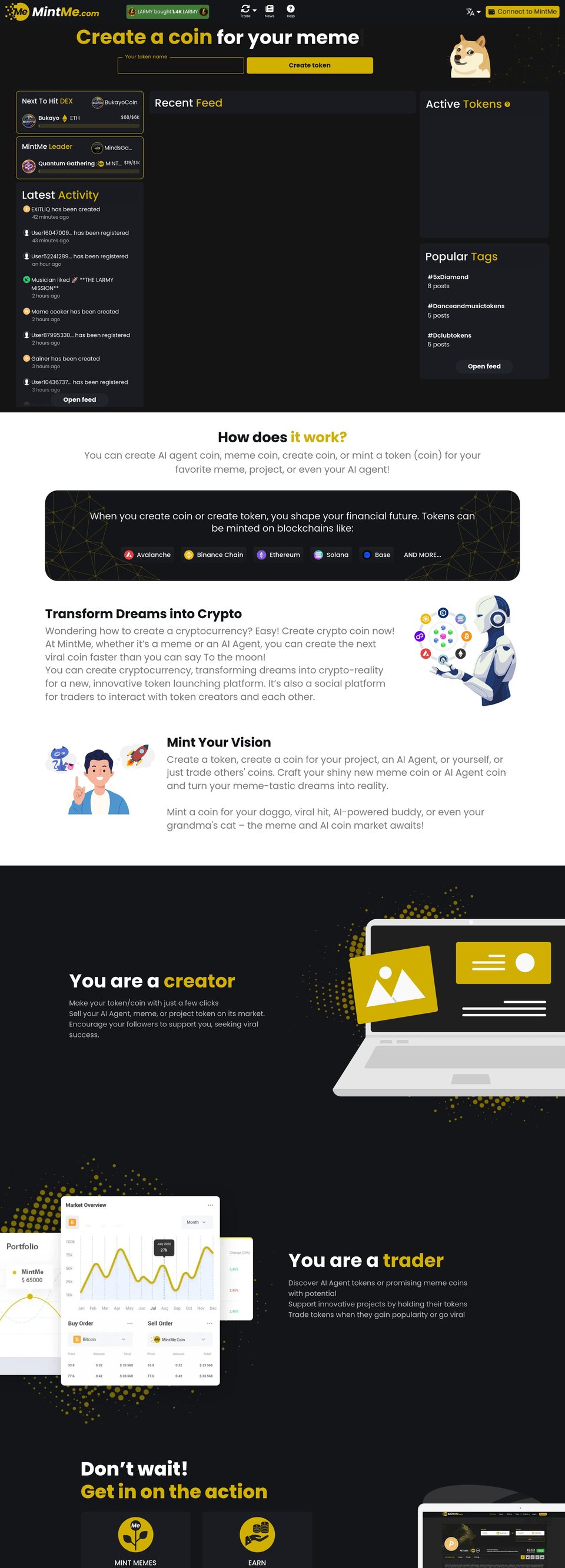 MintMe full page (part 1)