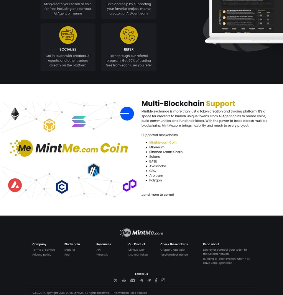MintMe full page (part 2)