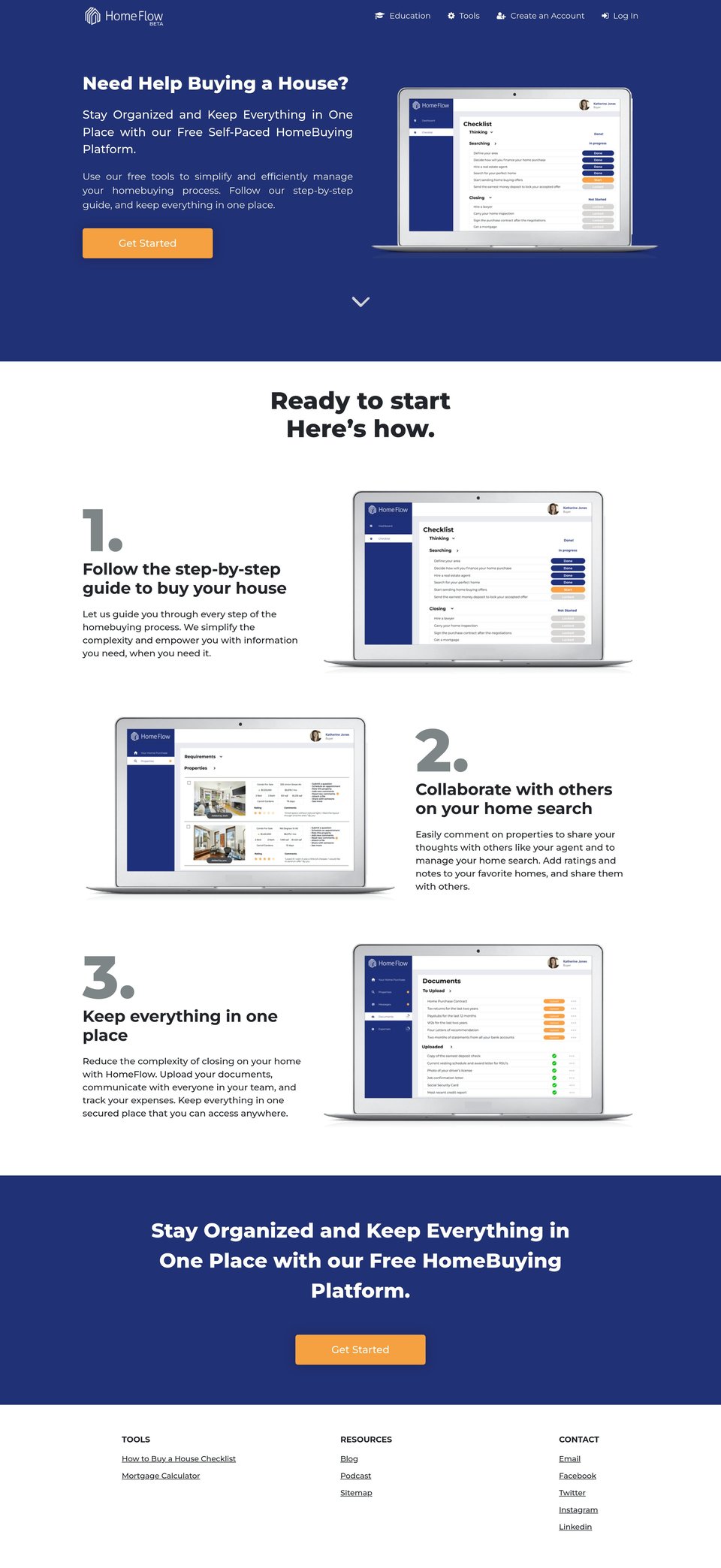 Home Flow (tryhomeflow.com) full page (part 1)