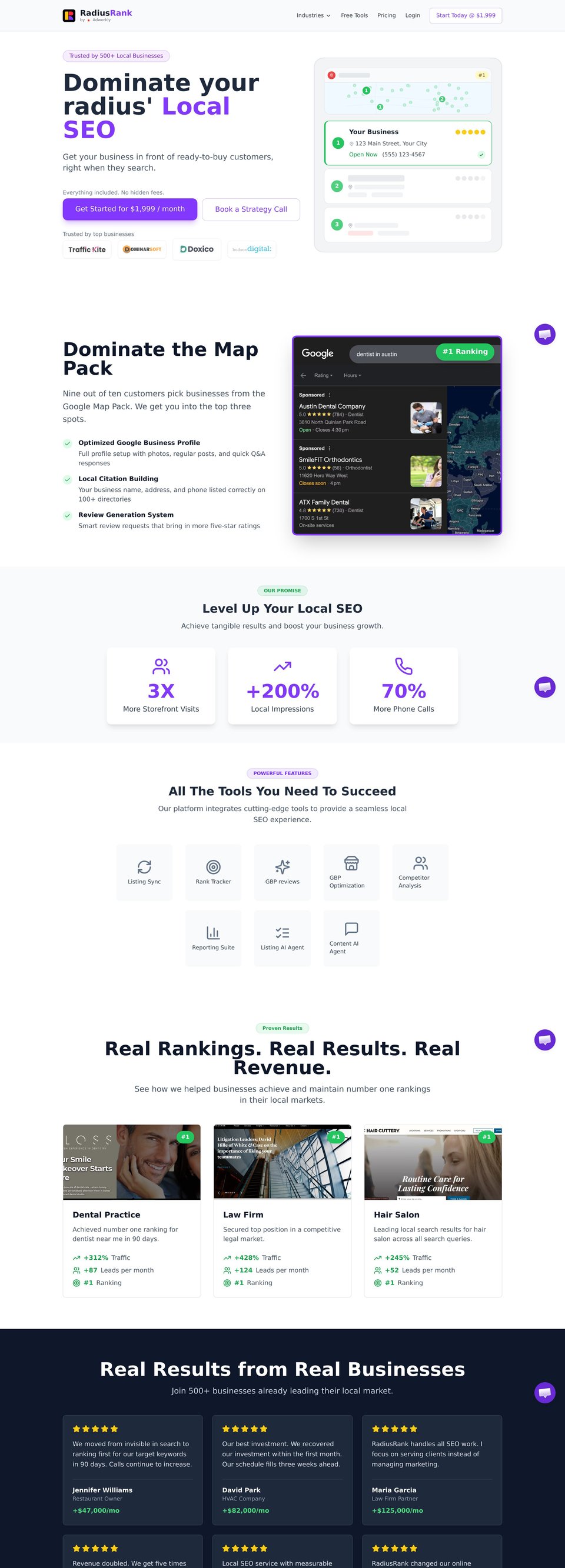 RadiusRank full page (part 1)