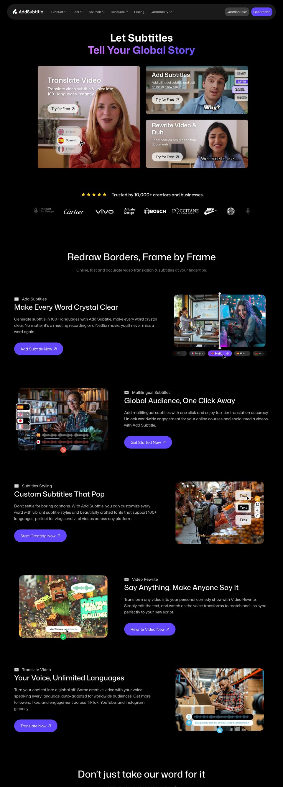 Add Subtitle.ai full page (part 1)