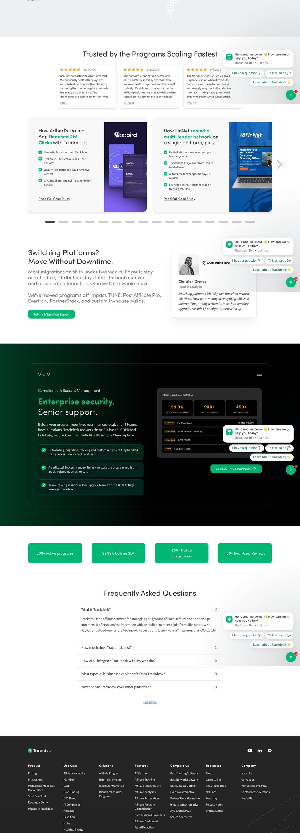 Trackdesk full page (part 2)