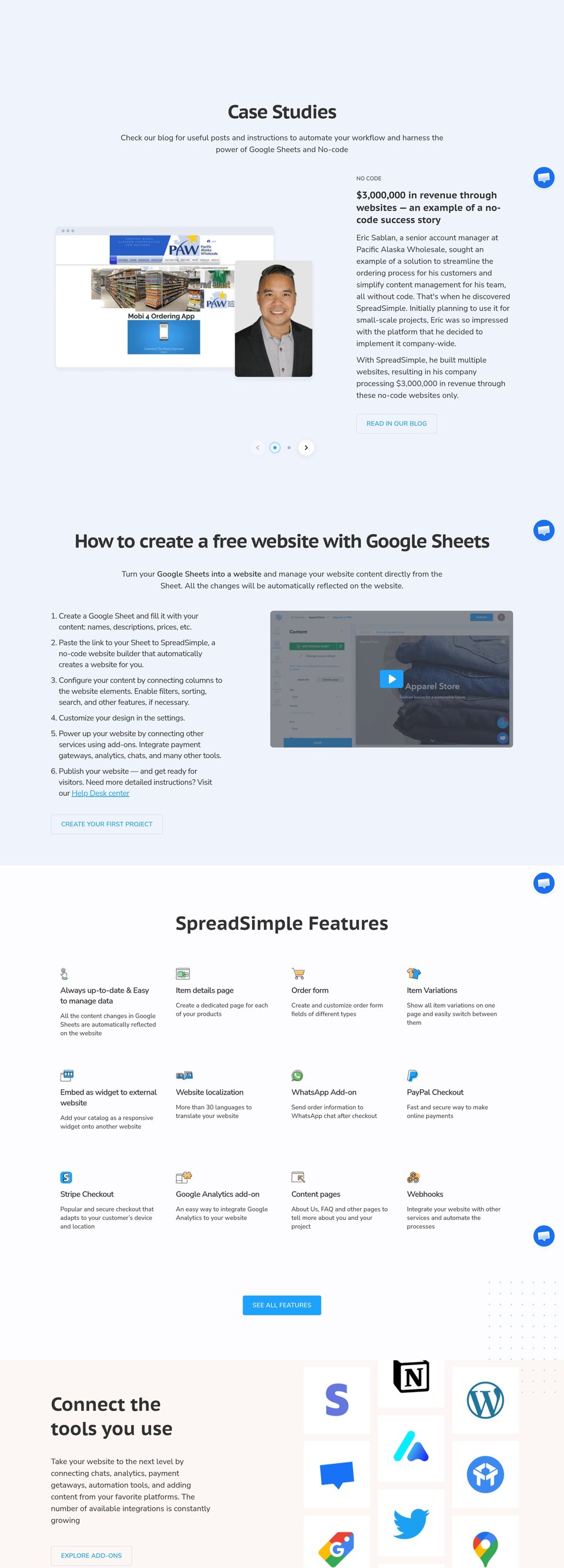 SpreadSimple full page (part 2)