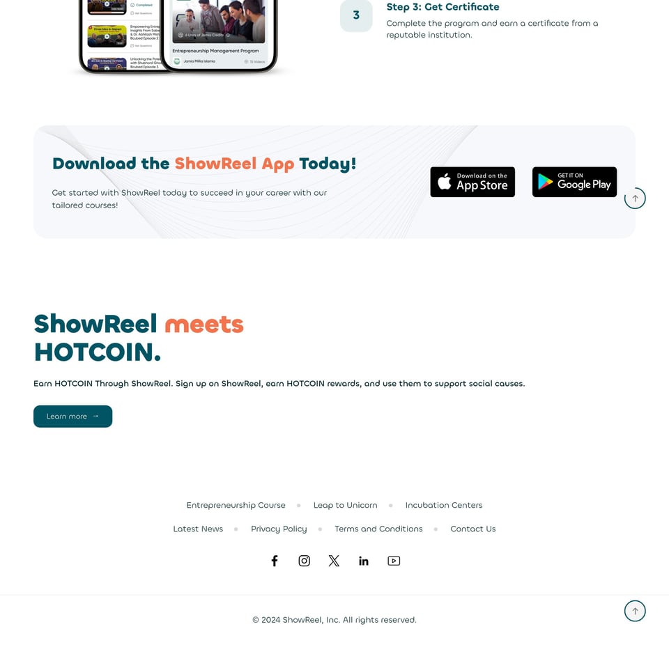 ShowReel full page (part 2)