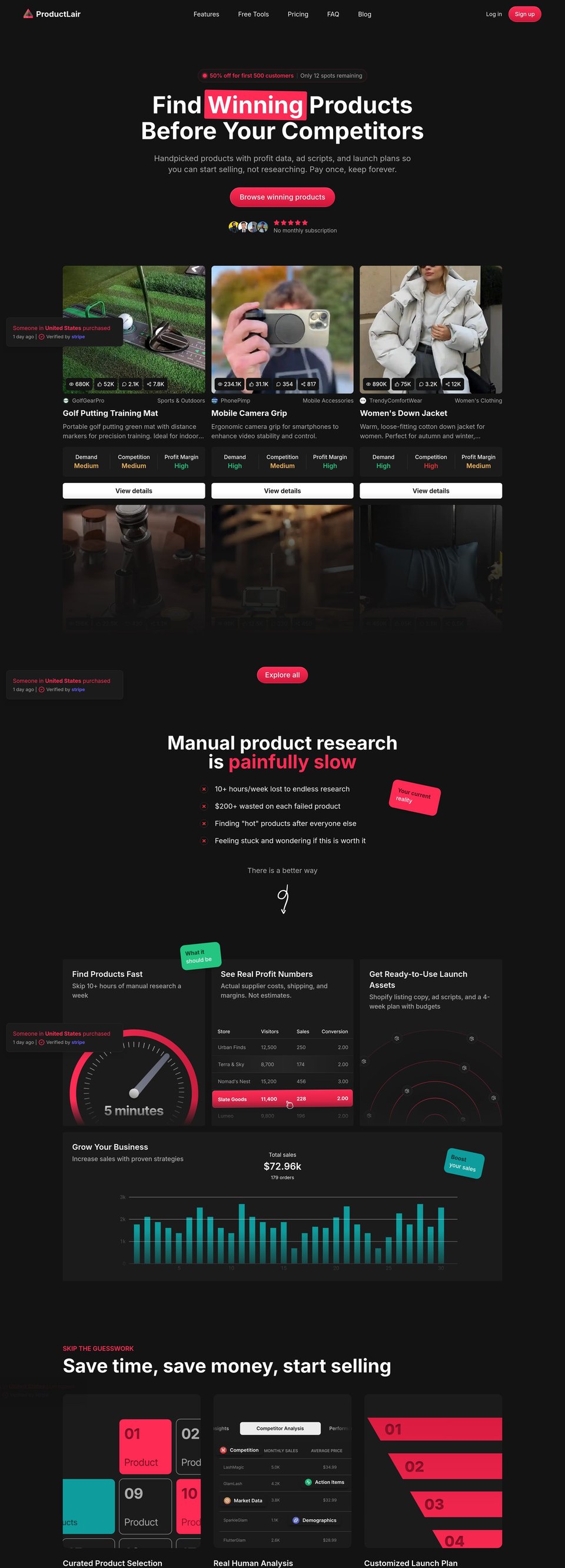 ProductLair full page (part 1)