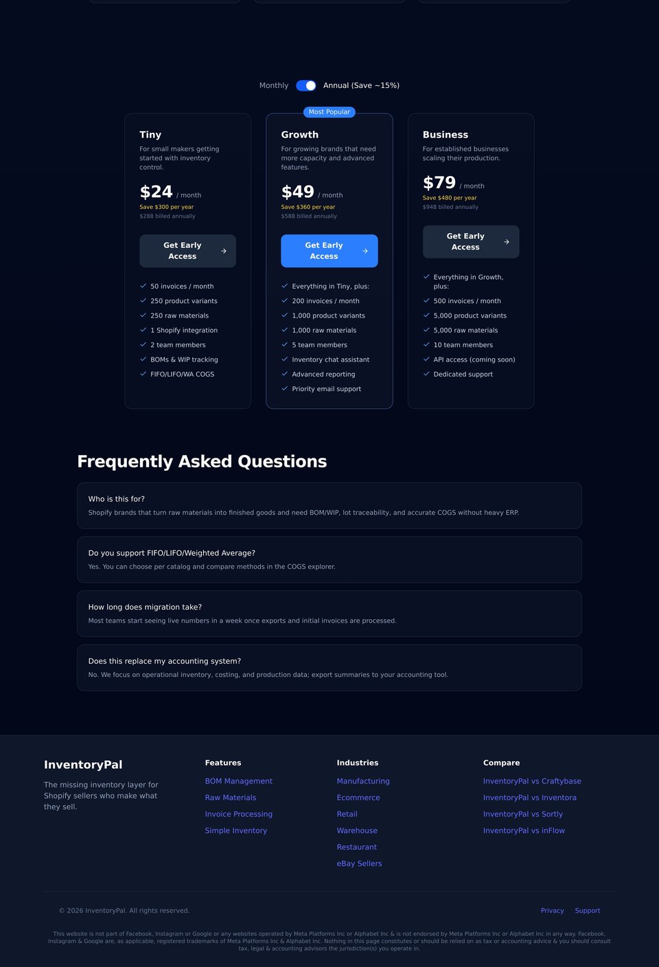 InventoryPal full page (part 2)