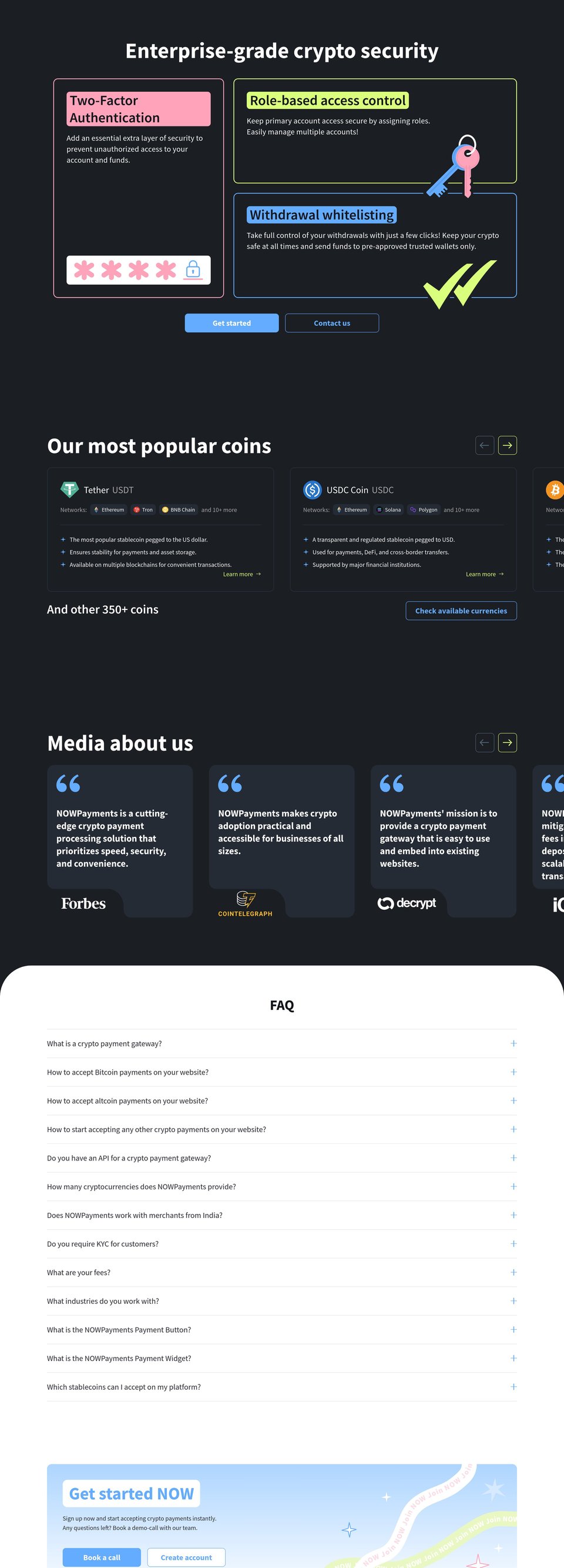 NOWPayments full page (part 3)