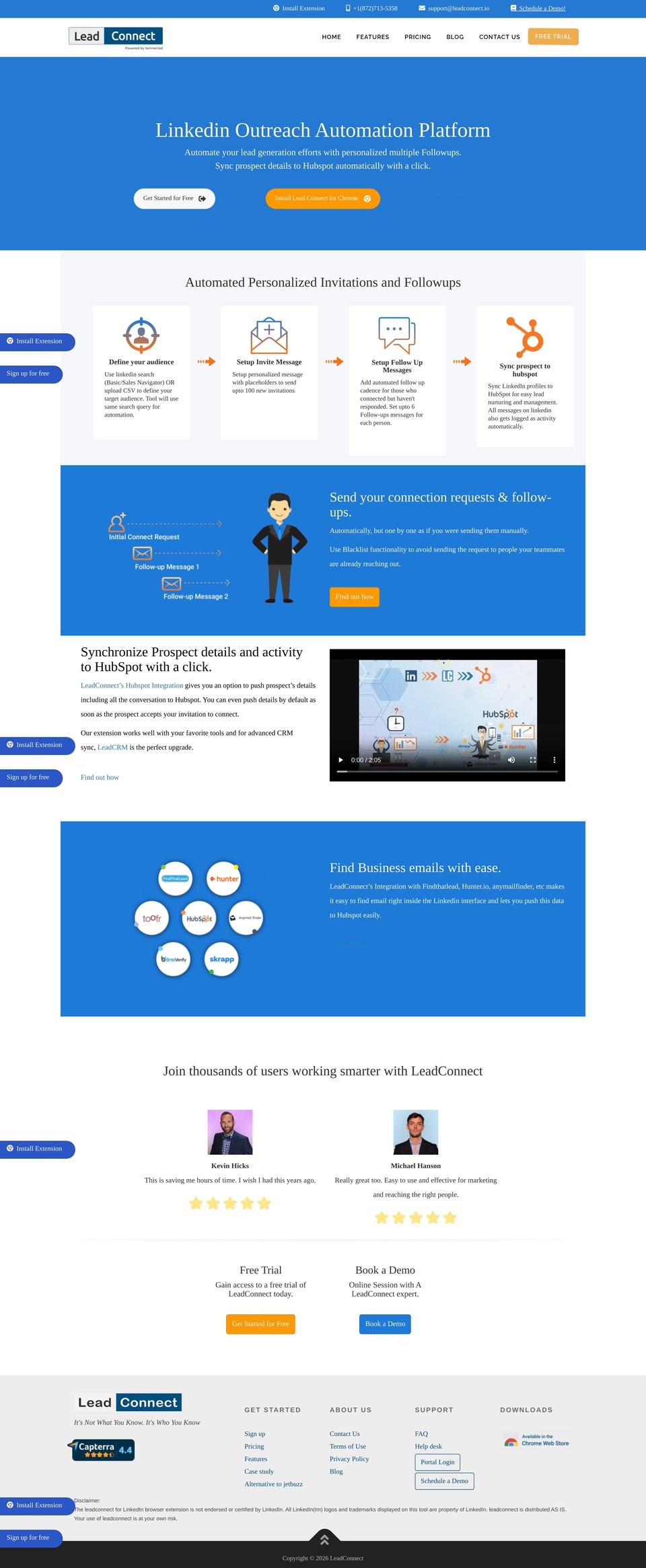 LeadConnect full page (part 1)