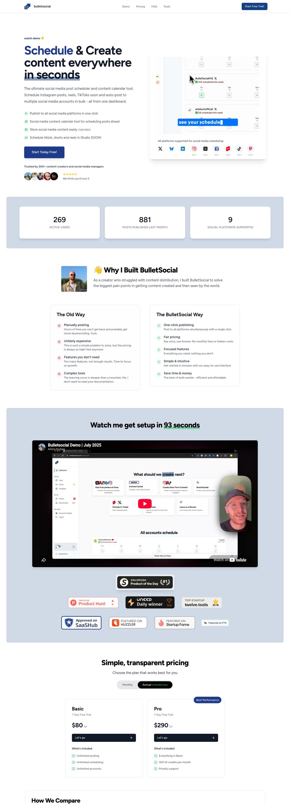 BulletSocial (reference) full page (part 1)