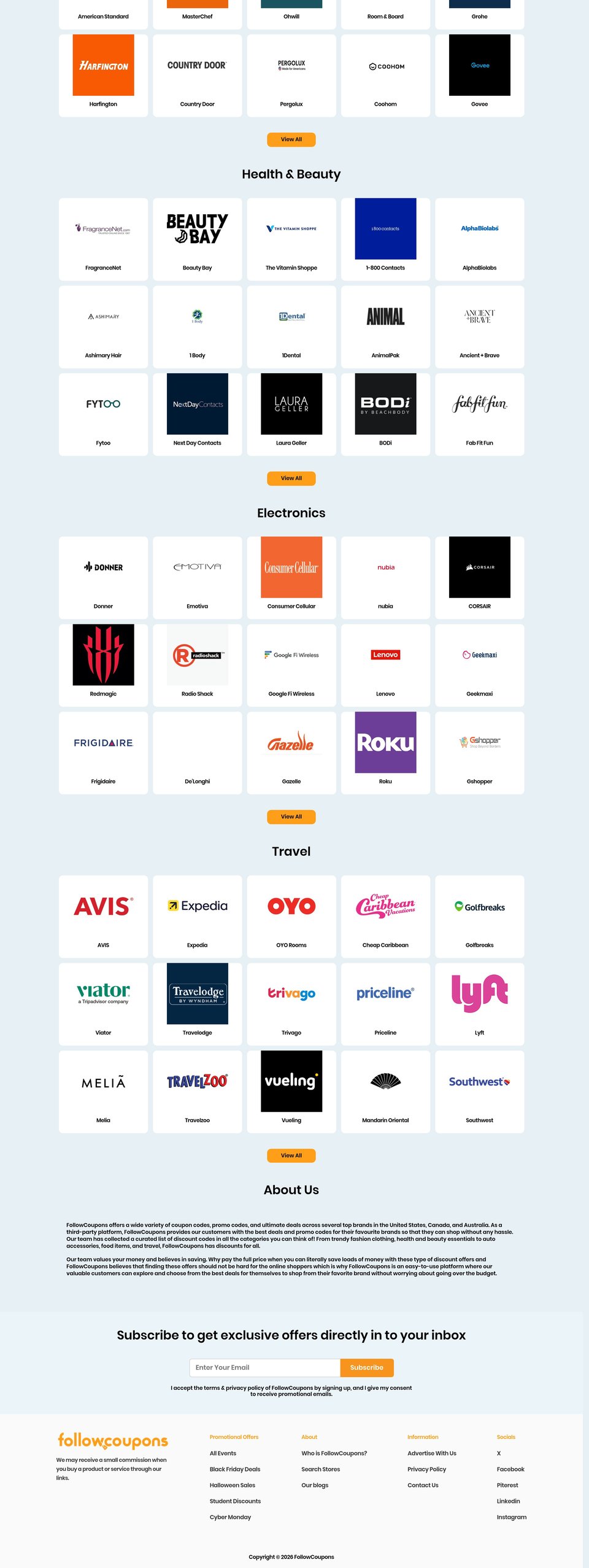 FollowCoupons full page (part 2)
