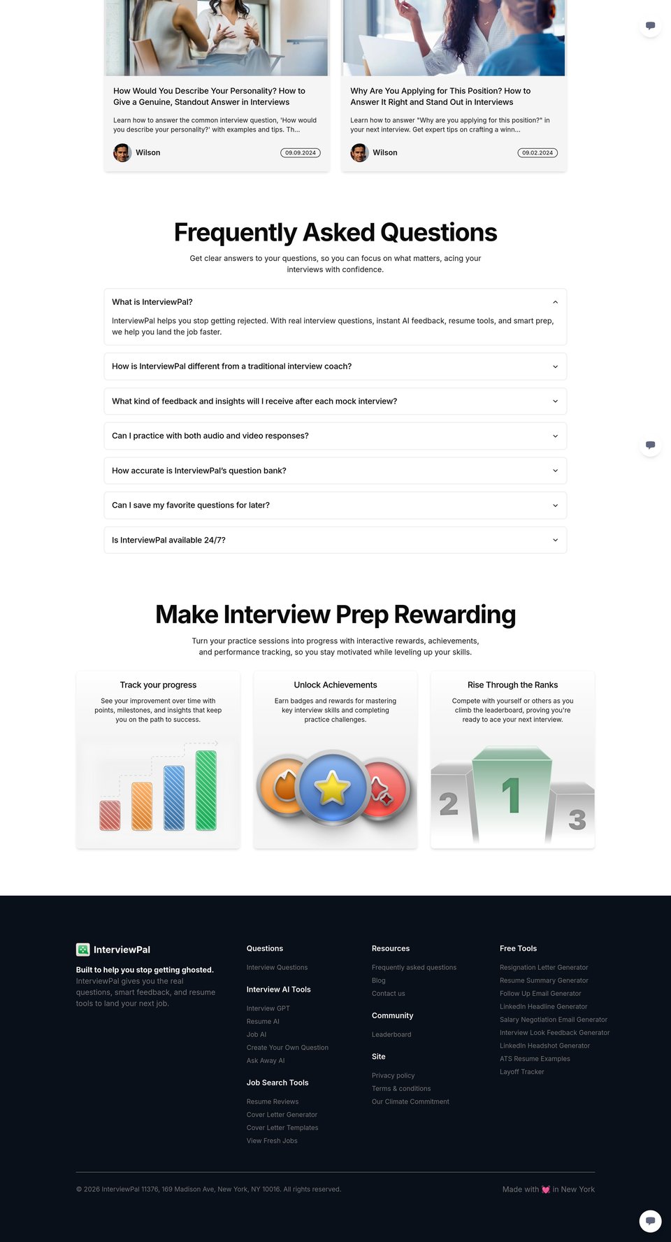 InterviewPal full page (part 3)