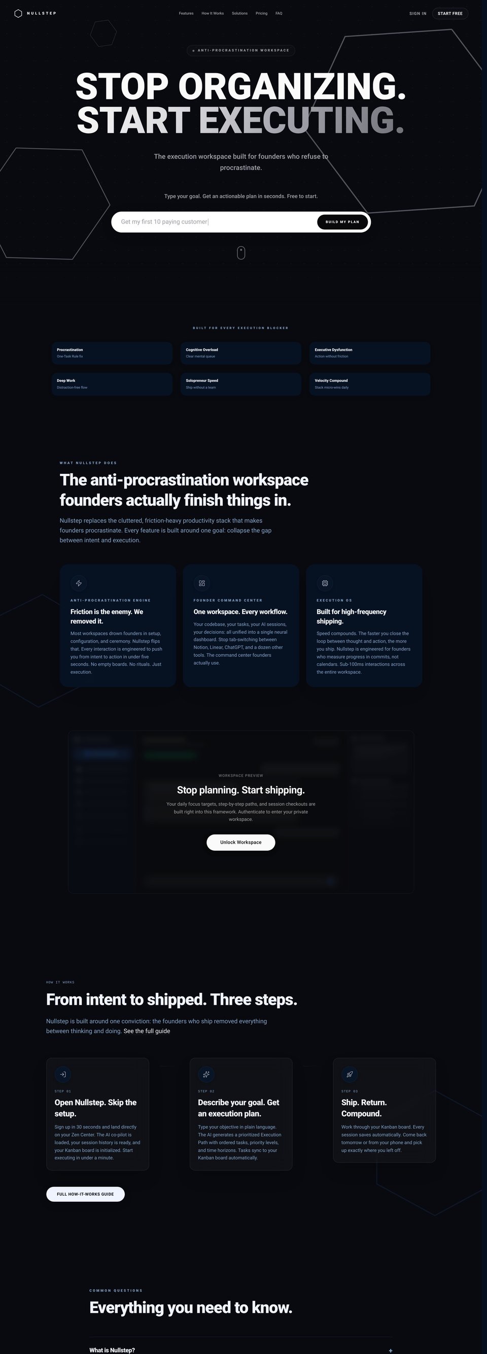 Nullstep full page (part 1)