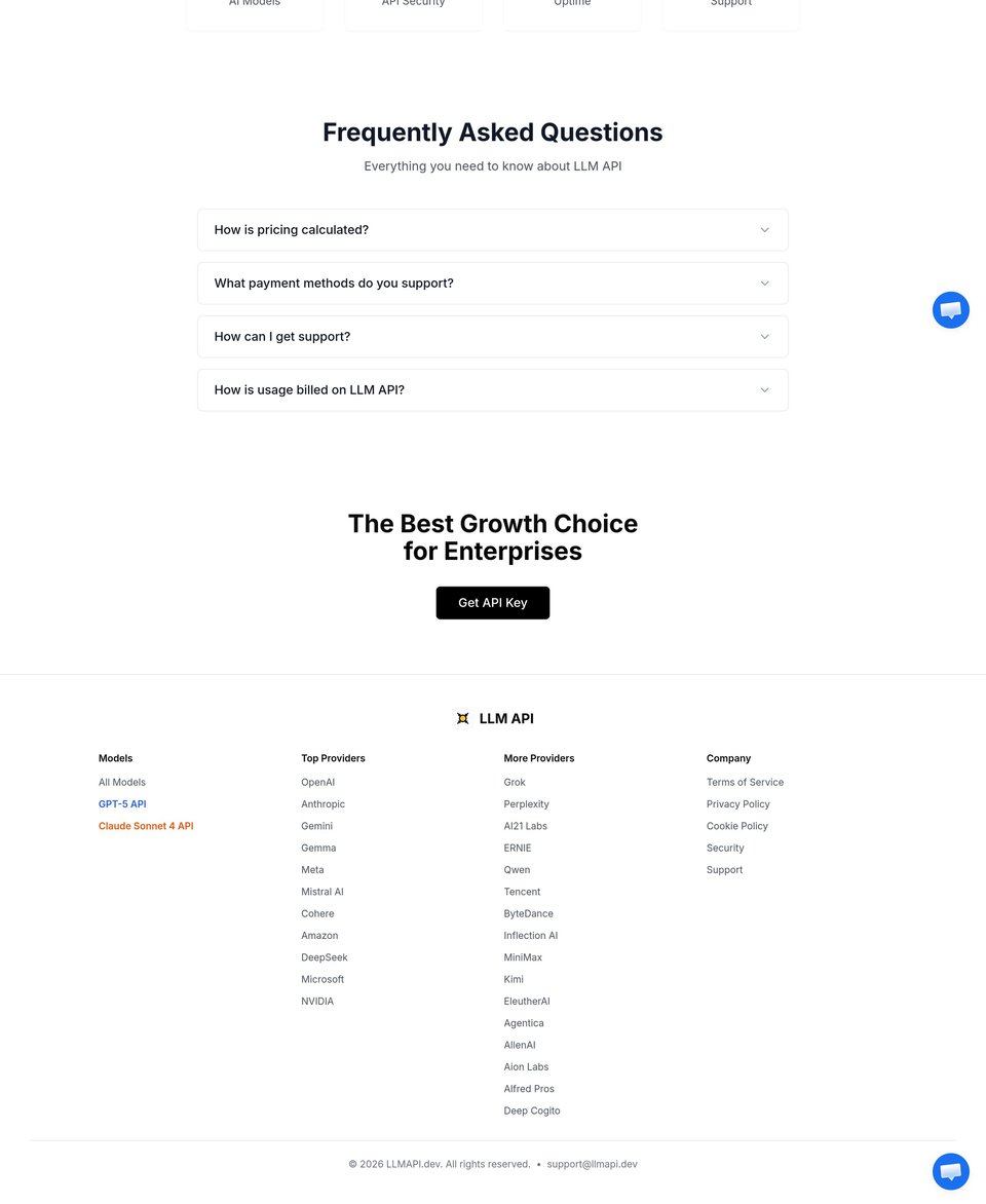 LLM API full page (part 2)