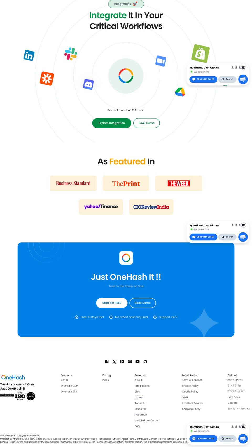 OneHash full page (part 2)