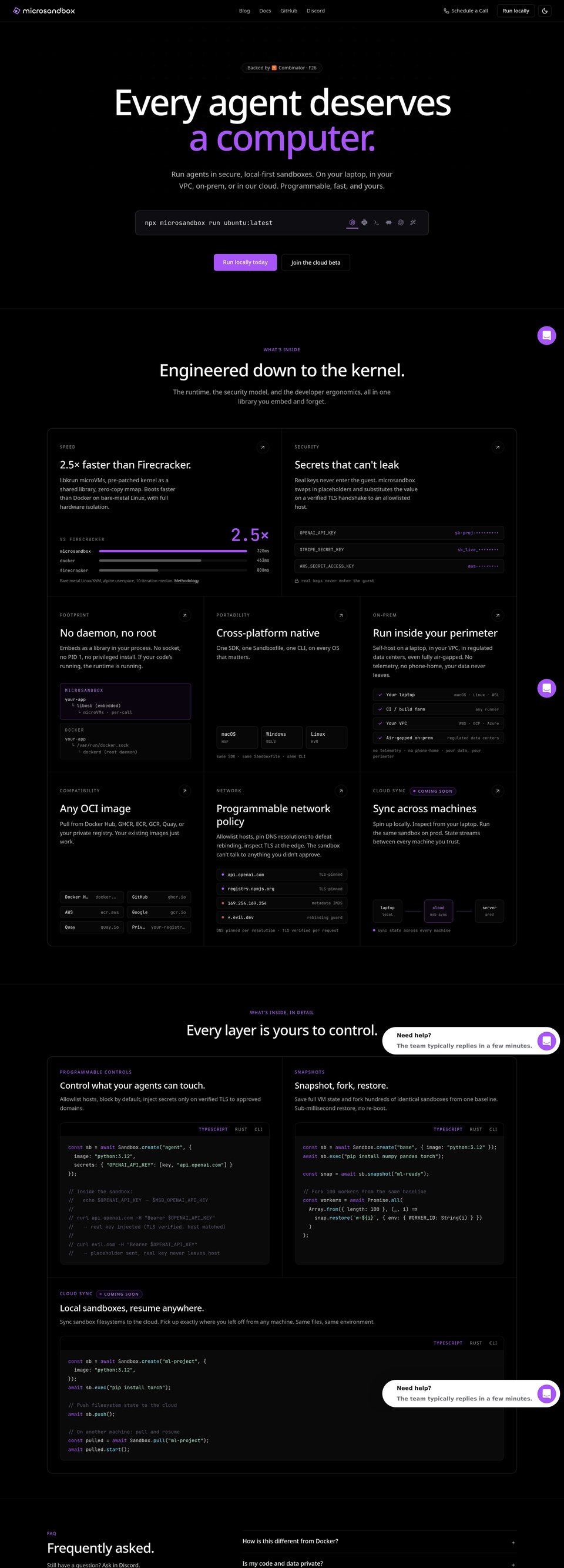 microsandbox full page (part 1)