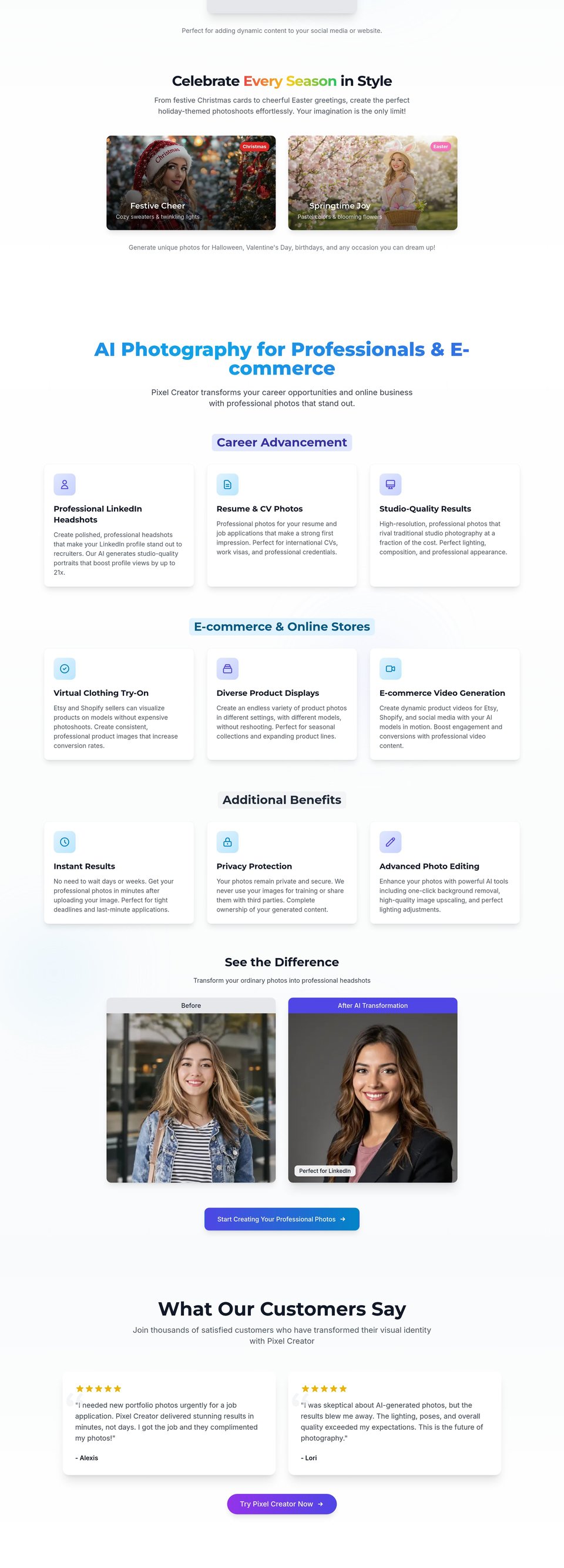 Pixel Creator full page (part 2)