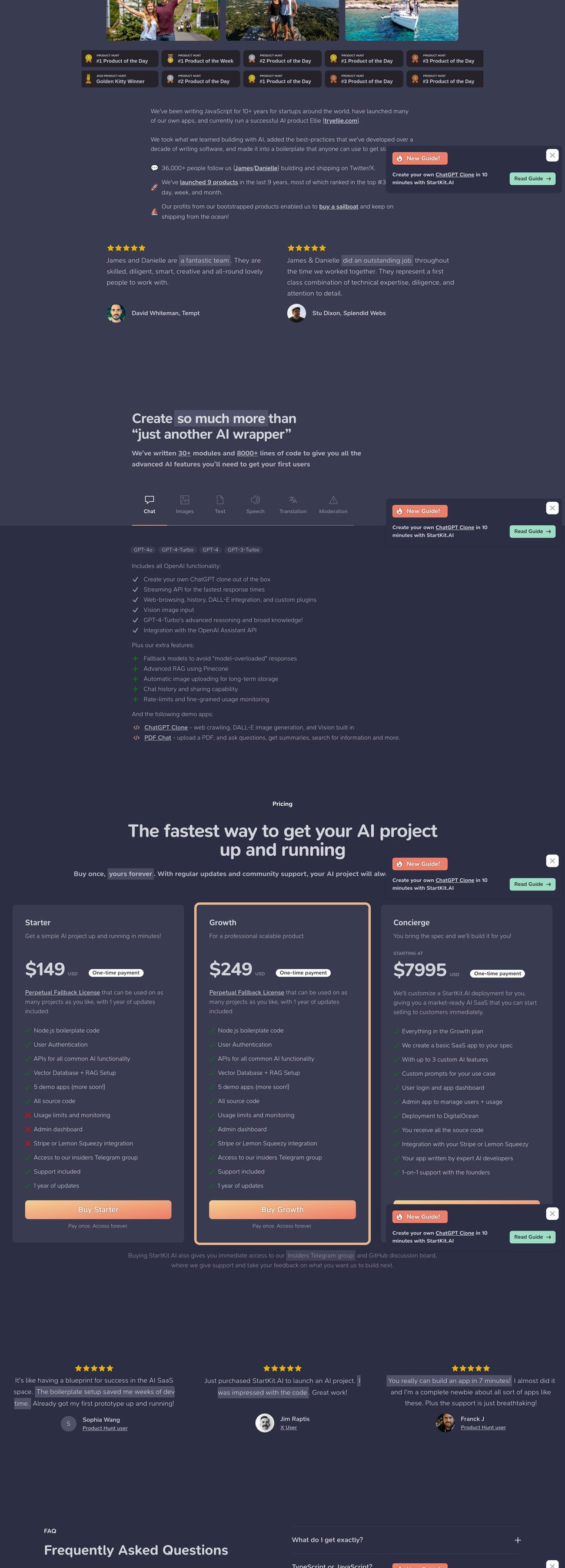 StartKit.AI full page (part 2)