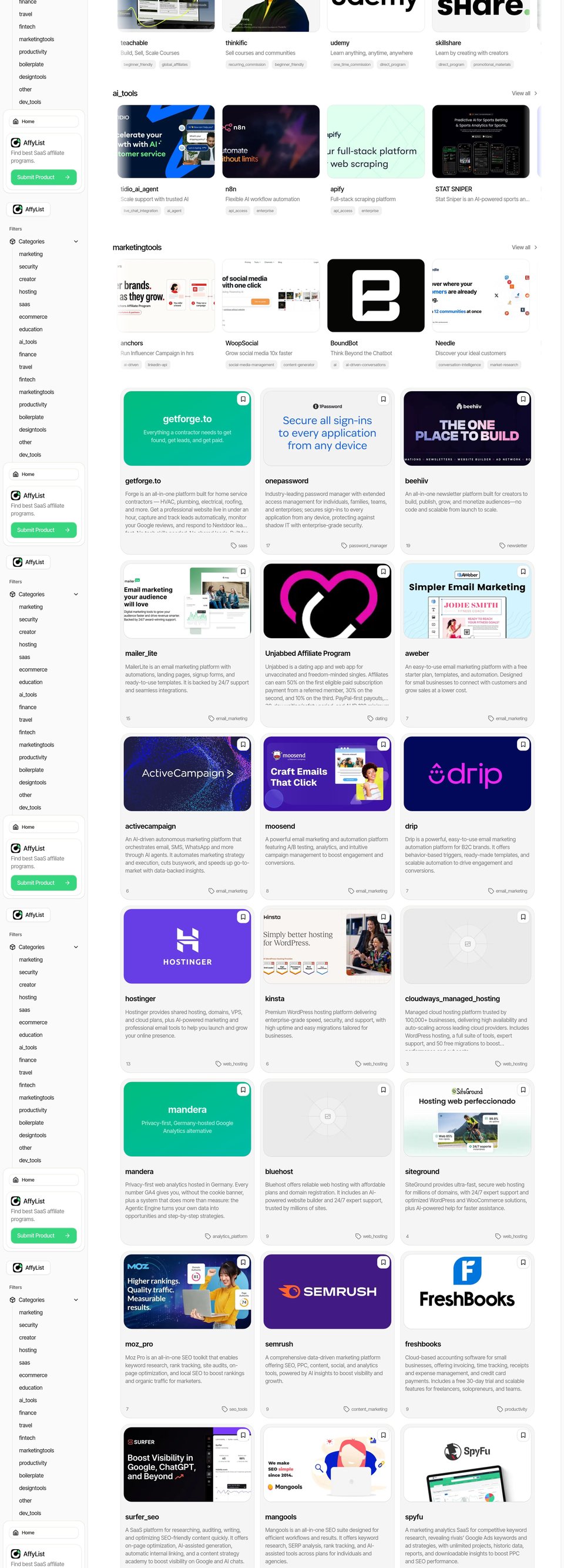 AffyList full page (part 2)