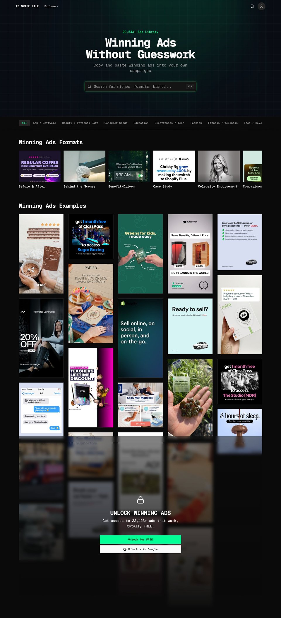 Ad Swipe File full page (part 1)
