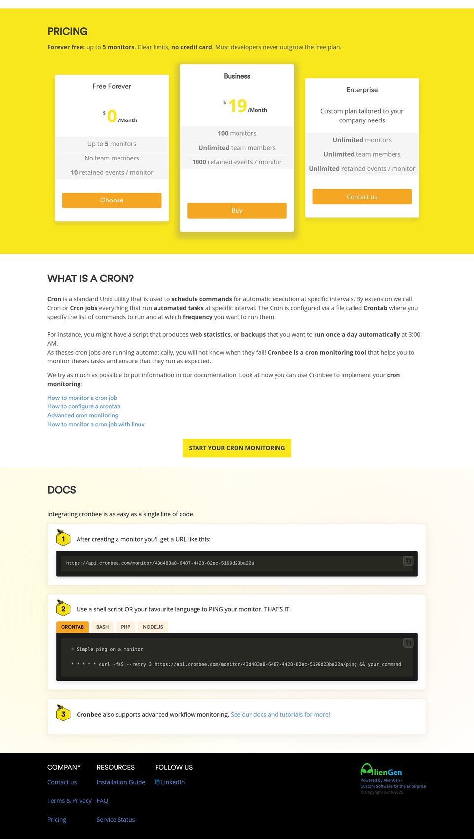 Cronbee full page (part 2)