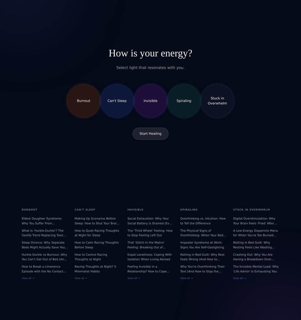 Deep Soul Lab full page (part 1)