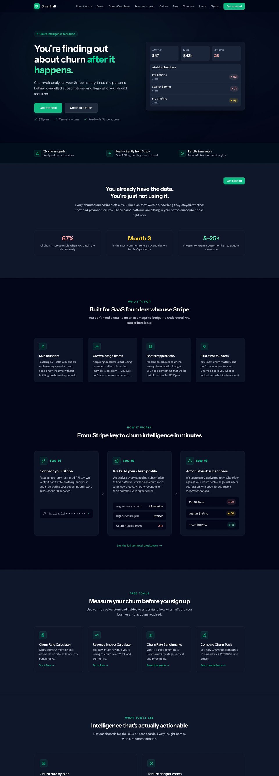 ChurnHalt full page (part 1)